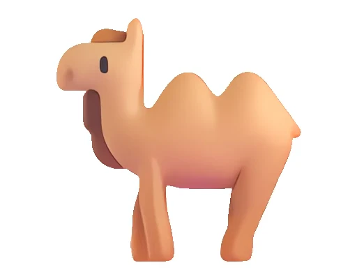 🐫 Стикер «Fluent Emoji часть - Animals» для Telegram