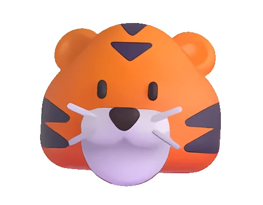 🐯 Стикер «Fluent Emoji часть - Animals» для Telegram