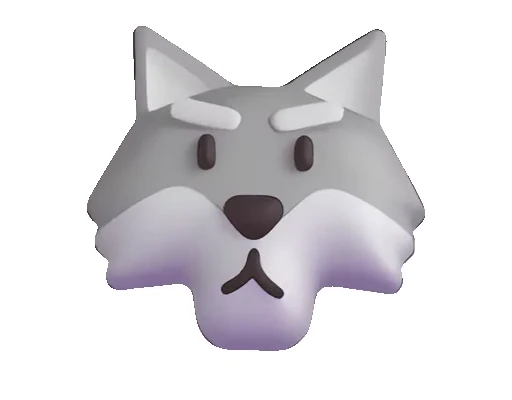 🐺 Стикер «Fluent Emoji часть - Animals» для Telegram