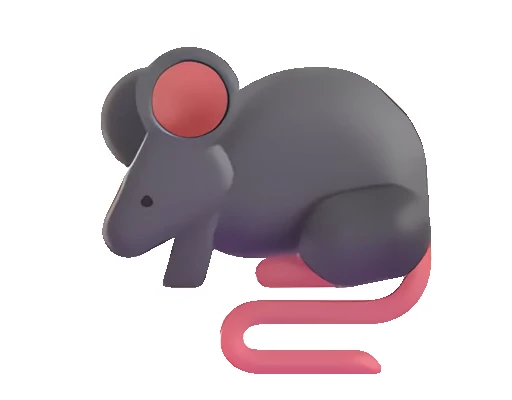 🐀 Стикер «Fluent Emoji часть - Animals» для Telegram