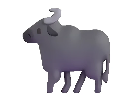 🐃 Стикер «Fluent Emoji часть» для Telegram