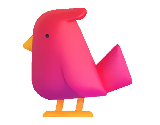 🐦 Стикер «Fluent Emoji часть» для Telegram