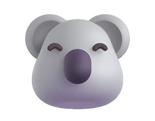 🐨 Стикер «Fluent Emoji часть» для Telegram