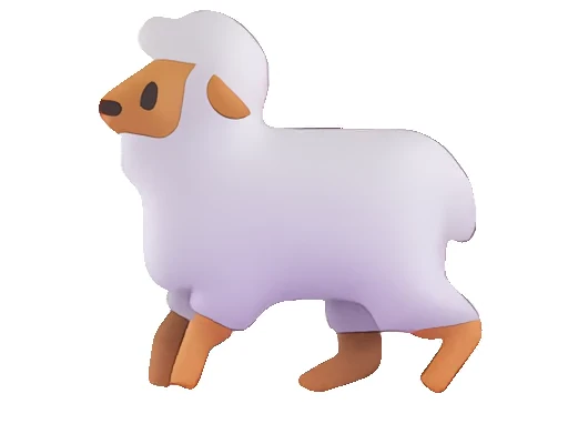 🐑 Стикер «Fluent Emoji часть» для Telegram