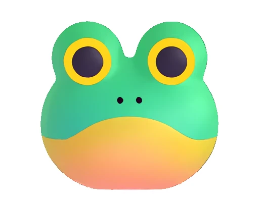 🐸 Стикер «Fluent Emoji часть» для Telegram