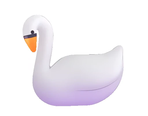 🦢 Стикер «Fluent Emoji часть» для Telegram