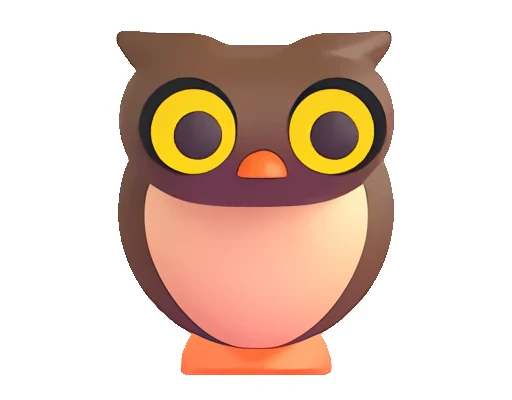 🦉 Стикер «Fluent Emoji часть» для Telegram