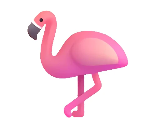 🦩 Стикер «Fluent Emoji часть» для Telegram