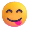 Стикер 23 Fluent Emoji - смайлы