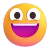 Стикер 2 Fluent Emoji - смайлы