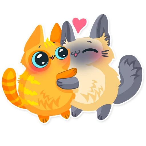 😘 Стикер «Cute fluffy Simi» для Telegram
