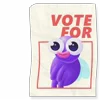 Стикер 3 Cartoon Fly