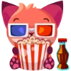 🍿 Эмодзи «Фокси» для Telegram