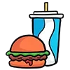 Стикер 31 Food Icons