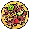 Стикер 20 Food Icons