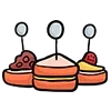 Стикер 15 Food Icons