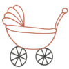 👶 Эмодзи «Иконки для мам + буквы» для Telegram