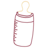 🍼 Эмодзи «Иконки для мам + буквы» для Telegram