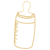 🍼 Эмодзи «Иконки для мам + буквы» для Telegram