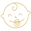 👶 Эмодзи «Иконки для мам + буквы» для Telegram
