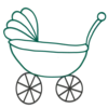 👶 Эмодзи «Иконки для мам + буквы» для Telegram