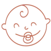 👶 Эмодзи «Иконки для мам + буквы» для Telegram