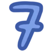 🍓 Эмодзи «Сине-зелёные буквы» для Telegram