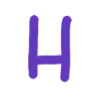 💜 Эмодзи «Фиолетовые буквы, таблички» для Telegram
