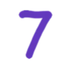 7️⃣ Эмодзи «Фиолетовые буквы, таблички» для Telegram