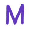 💜 Эмодзи «Фиолетовые буквы, таблички» для Telegram