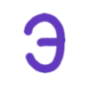 💜 Эмодзи «Фиолетовые буквы, таблички» для Telegram