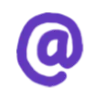 💜 Эмодзи «Фиолетовые буквы, таблички» для Telegram