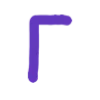💜 Эмодзи «Фиолетовые буквы, таблички» для Telegram