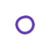 ⭕️ Эмодзи «Фиолетовые буквы, таблички» для Telegram