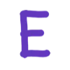 💜 Эмодзи «Фиолетовые буквы, таблички» для Telegram