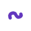 〰️ Эмодзи «Фиолетовые буквы, таблички» для Telegram