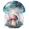 🍄 Эмодзи «Лесные буквы с украшениями» для Telegram