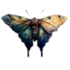 🦋 Эмодзи «Лесные буквы с украшениями» для Telegram