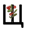 🌺 Эмодзи «Лесные буквы с украшениями» для Telegram