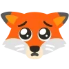 Стикер 36 Fox Emoji 1
