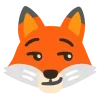 Стикер 27 Fox Emoji 1