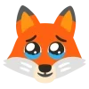 Стикер 23 Fox Emoji 1