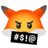 Стикер 61 Fox Emoji 1