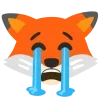 Стикер 9 Fox Emoji 1