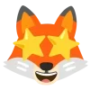 Стикер 17 Fox Emoji 1