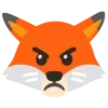 Стикер 59 Fox Emoji 1