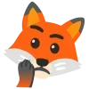 Стикер 45 Fox Emoji 1