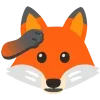 Стикер 44 Fox Emoji 1