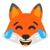 Стикер 7 Fox Emoji 1
