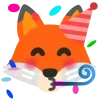 Стикер 18 Fox Emoji 1